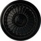Ekena Millwork Brunswick Ceiling Medallion (Fits Canopies up to 4 1/2"), Hand-Painted Black Pearl, 27"OD x 2 1/2"P CM27BRBPS - alternate 1